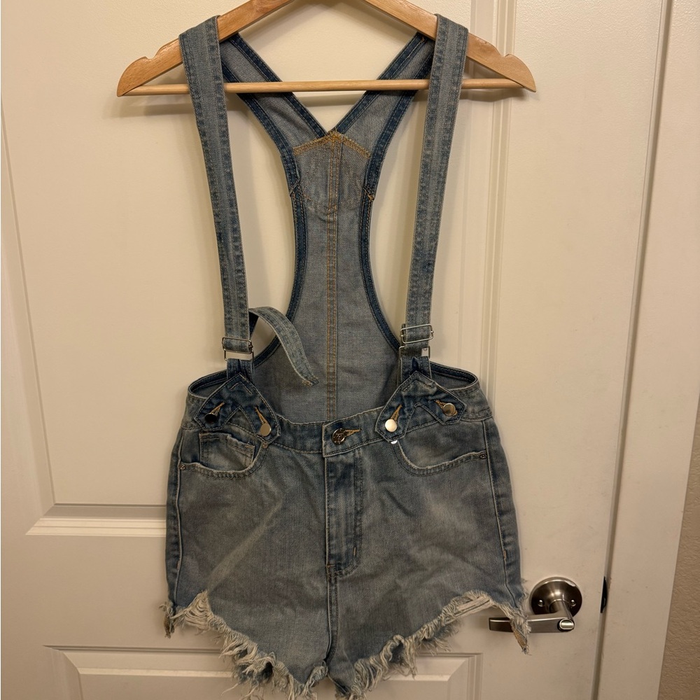 Unif Denim Overall Shorts